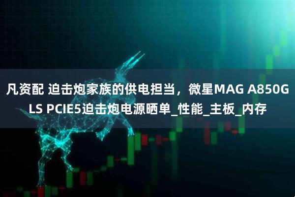 凡资配 迫击炮家族的供电担当，微星MAG A850GLS PCIE5迫击炮电源晒单_性能_主板_内存